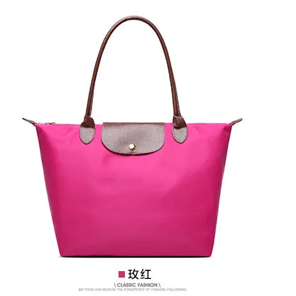2019 Berühmte Marken Damen Taschen Schultertasche Handtasche Wasserdicht Nylon Leder Strandtasche Designer Faltbare Tragetasche Bolsa Sac Feminina Fashion Nova Taschen