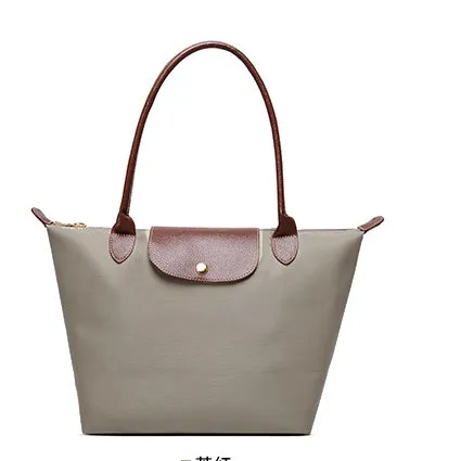 2019 Berühmte Marken Damen Taschen Schultertasche Handtasche Wasserdicht Nylon Leder Strandtasche Designer Faltbare Tragetasche Bolsa Sac Feminina Fashion Nova Taschen