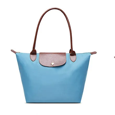 2019 Berühmte Marken Damen Taschen Schultertasche Handtasche Wasserdicht Nylon Leder Strandtasche Designer Faltbare Tragetasche Bolsa Sac Feminina Fashion Nova Taschen
