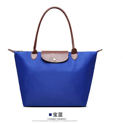 2019 Berühmte Marken Damen Taschen Schultertasche Handtasche Wasserdicht Nylon Leder Strandtasche Designer Faltbare Tragetasche Bolsa Sac Feminina Fashion Nova Taschen