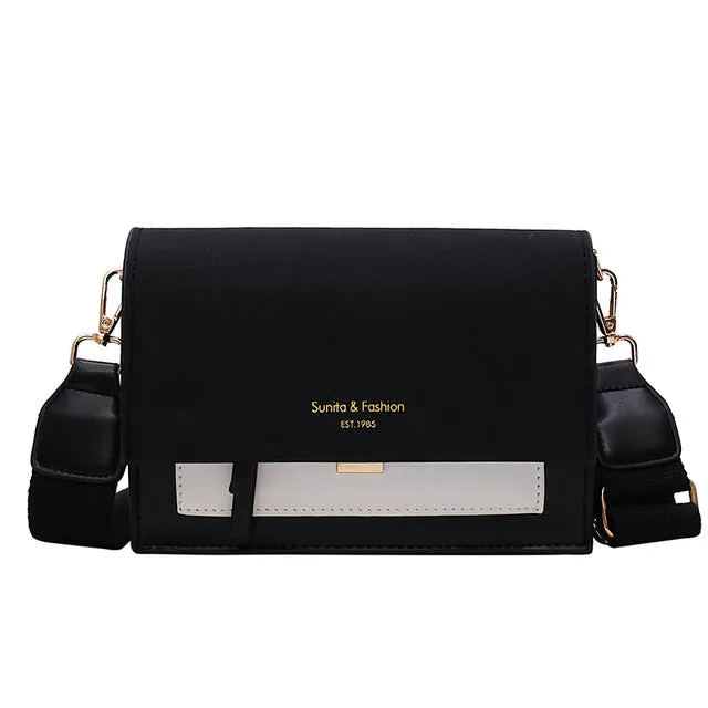 2019 neue Mini-Handtaschen Damen Mode Ins Ultra angesagt Retro breiter Schulterriemen Messenger Bag Geldbörse einfacher Style Crossbody Bags Fashion Nova Taschen