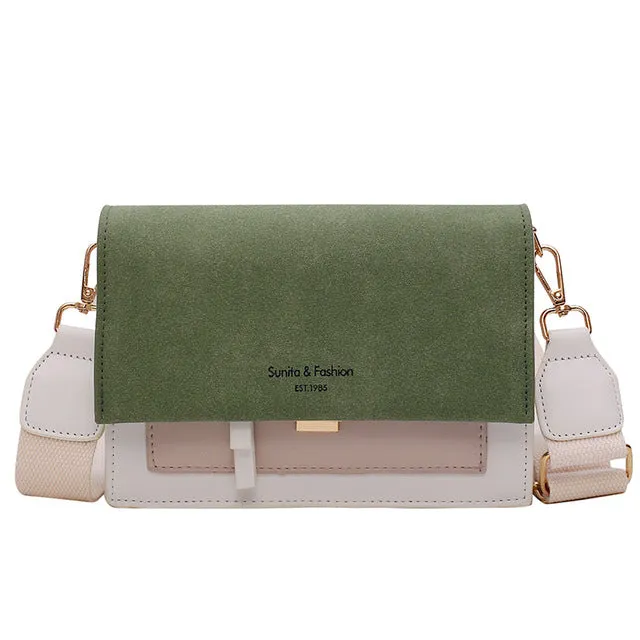 2019 neue Mini-Handtaschen Damen Mode Ins Ultra angesagt Retro breiter Schulterriemen Messenger Bag Geldbörse einfacher Style Crossbody Bags Fashion Nova Taschen
