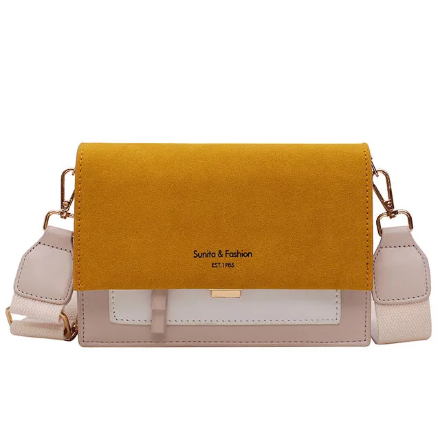 2019 neue Mini-Handtaschen Damen Mode Ins Ultra angesagt Retro breiter Schulterriemen Messenger Bag Geldbörse einfacher Style Crossbody Bags Fashion Nova Taschen
