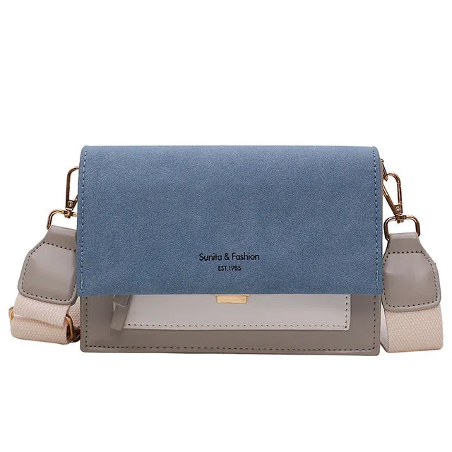 2019 neue Mini-Handtaschen Damen Mode Ins Ultra angesagt Retro breiter Schulterriemen Messenger Bag Geldbörse einfacher Style Crossbody Bags Fashion Nova Taschen