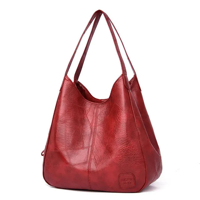 2019 Vintage Damen Schultertasche Damen Casual Tragetasche Große Kapazität Luxus Designer Hochwertige Damen Handtasche Sac Femme Fashion Nova Taschen