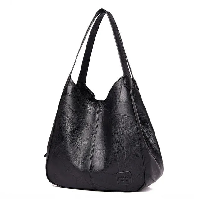 2019 Vintage Damen Schultertasche Damen Casual Tragetasche Große Kapazität Luxus Designer Hochwertige Damen Handtasche Sac Femme Fashion Nova Taschen