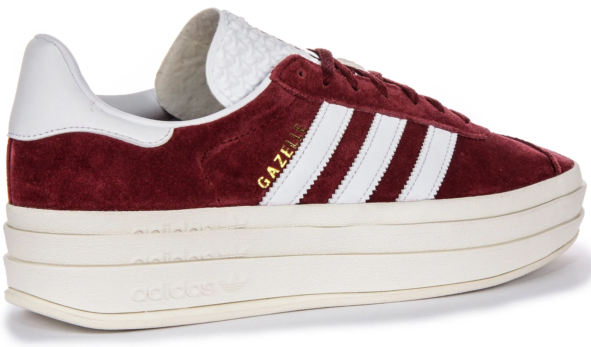 Adidas Gazelle Bold W Damenschuhe in Burgunderrot