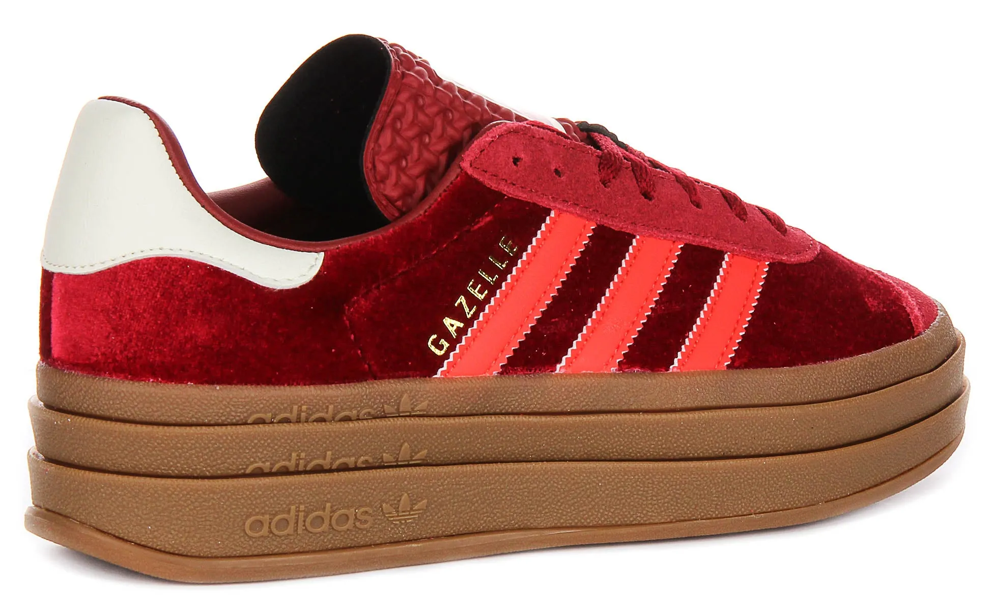 Adidas Gazelle Bold W in Rot für Damenschuhe Adidas
