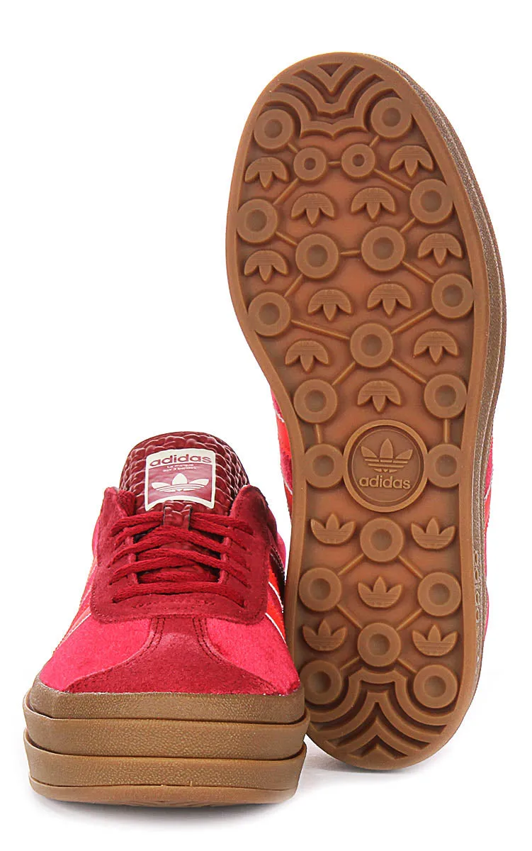 Adidas Gazelle Bold W in Rot für Damenschuhe Adidas