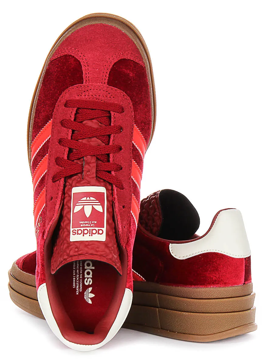 Adidas Gazelle Bold W in Rot für Damenschuhe Adidas