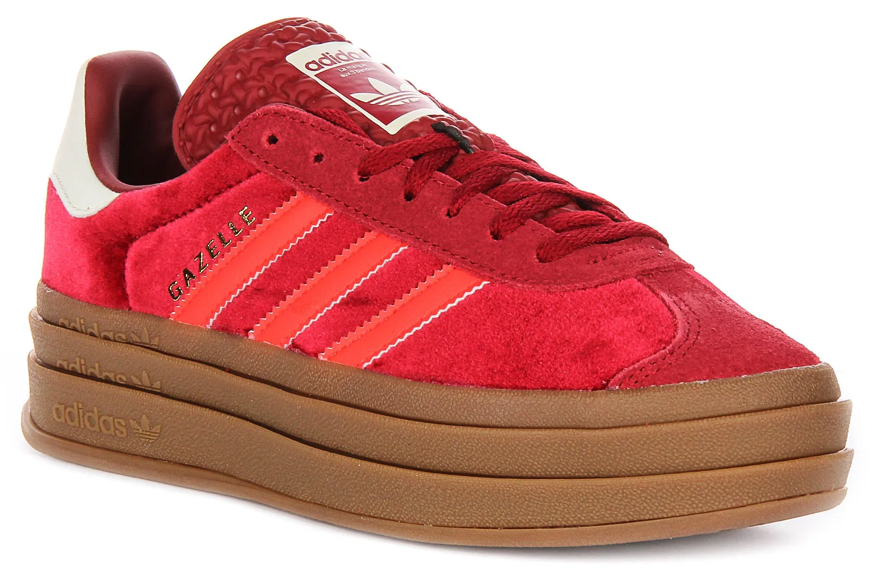 Adidas Gazelle Bold W in Rot für Damenschuhe Adidas