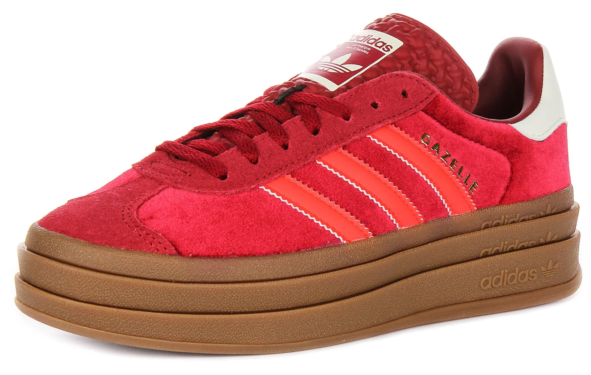 Adidas Gazelle Bold W in Rot für Damenschuhe Adidas