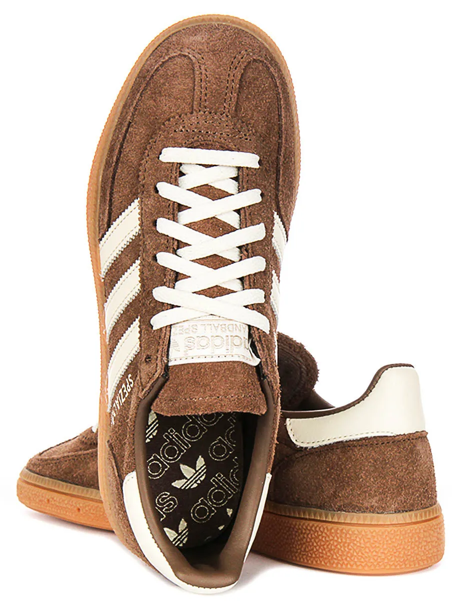 Adidas Handball Spezial in Braun Weiß für Damen Schuhe Adidas