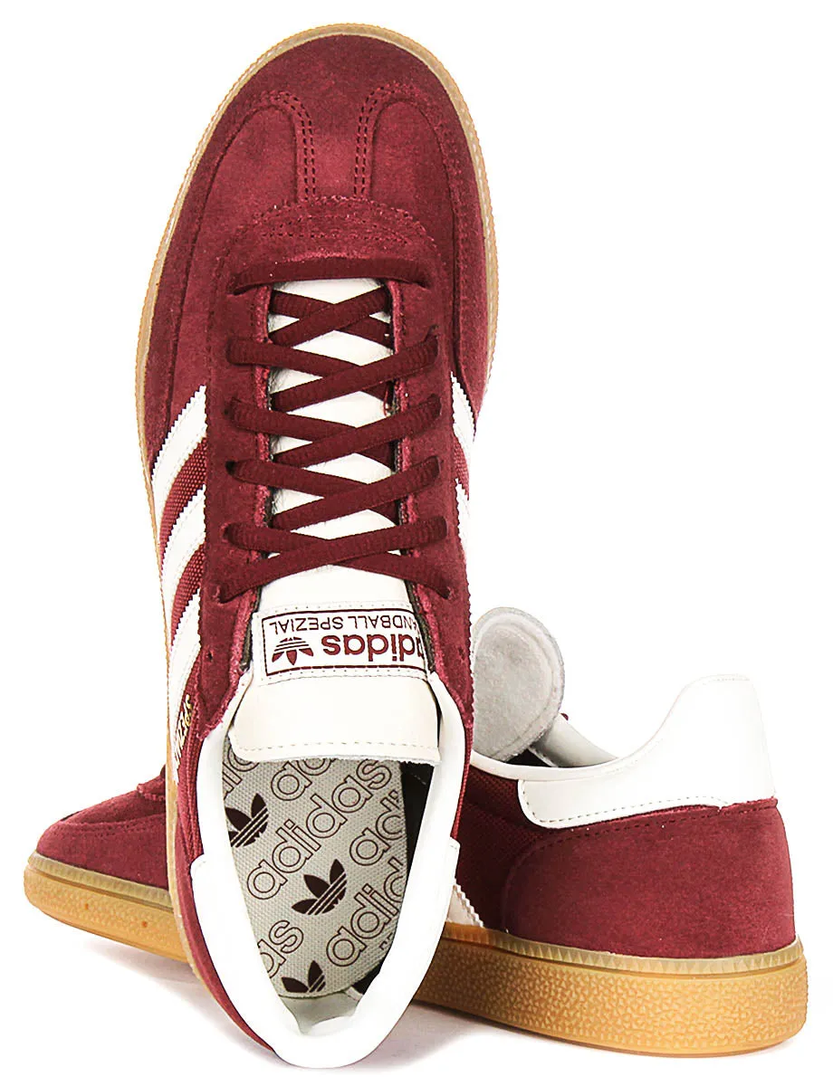 Adidas Handball Spezial in Weinrot für Damen Schuhe Adidas