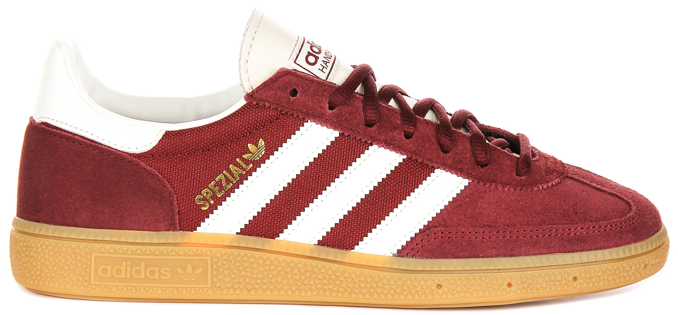 Adidas Handball Spezial in Weinrot für Damen Schuhe Adidas