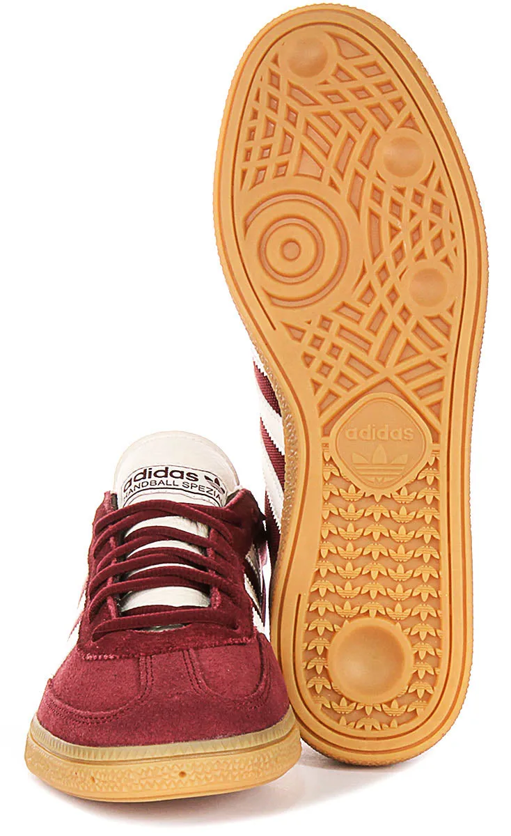 Adidas Handball Spezial in Weinrot für Damen Schuhe Adidas