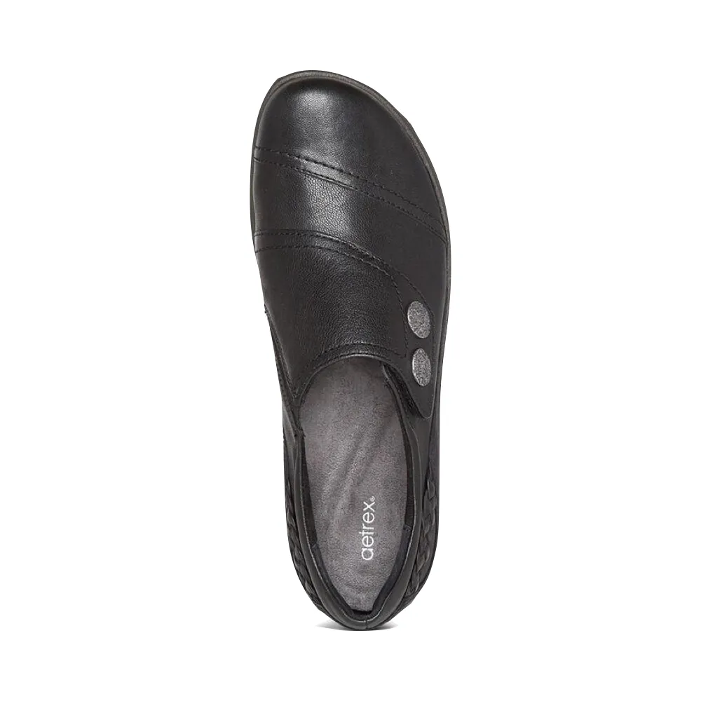 Aetrex Damen Karina Slip-On in Schwarz
