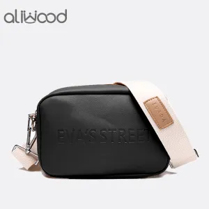 Aliwood Marken-Designer-Ledertasche für Damen, Damen Schultermessengertasche, Handtasche mit Briefklappe, einfache modische Damen Crossbody-Tasche, Fashion Nova Taschen