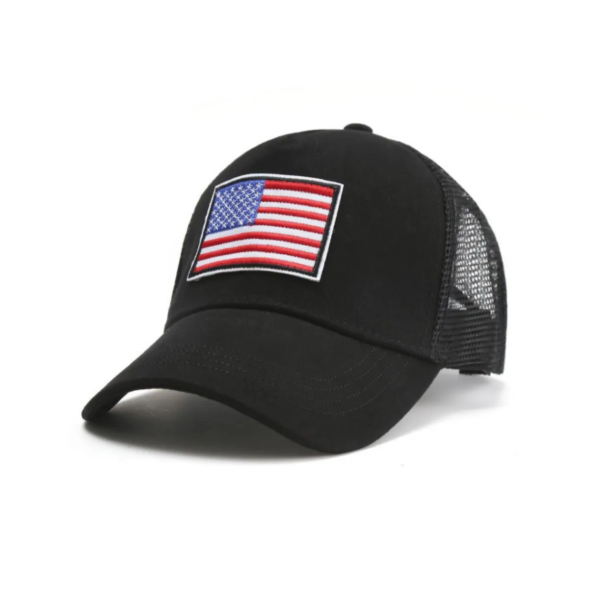 Amerikanische Flagge Trucker Cap mit verstellbarem Riemen ecco Schuhe