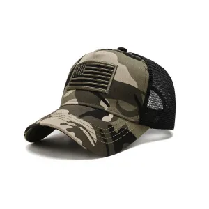 Amerikanische Flagge Trucker Cap mit verstellbarem Riemen ecco Schuhe