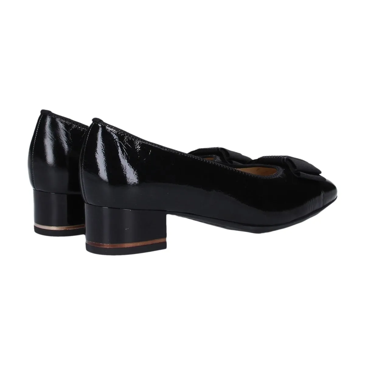 Ara Damen-Granat-Schwarz Lackleder Ara Schuhe