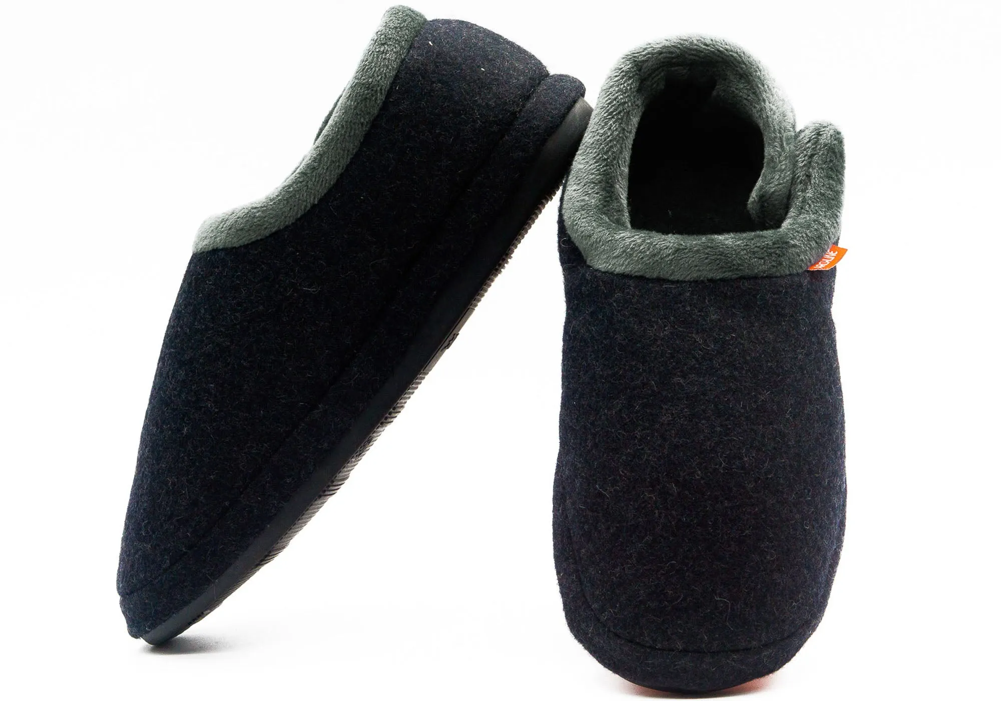 Archline Herren Hausschuhe mit geschlossener Spitze und orthopädischer Einlage - Bequeme Archline Schuhe