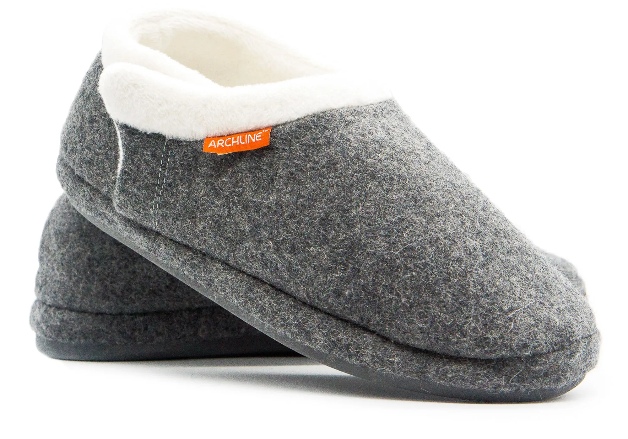 Archline Damen Hausschuhe mit geschlossener Spitze und orthopädischer Einlage - Bequeme Archline Schuhe