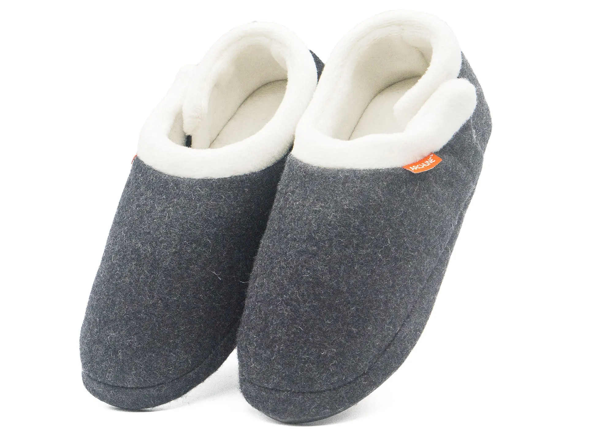 Archline Damen Hausschuhe mit geschlossener Spitze und orthopädischer Einlage - Bequeme Archline Schuhe
