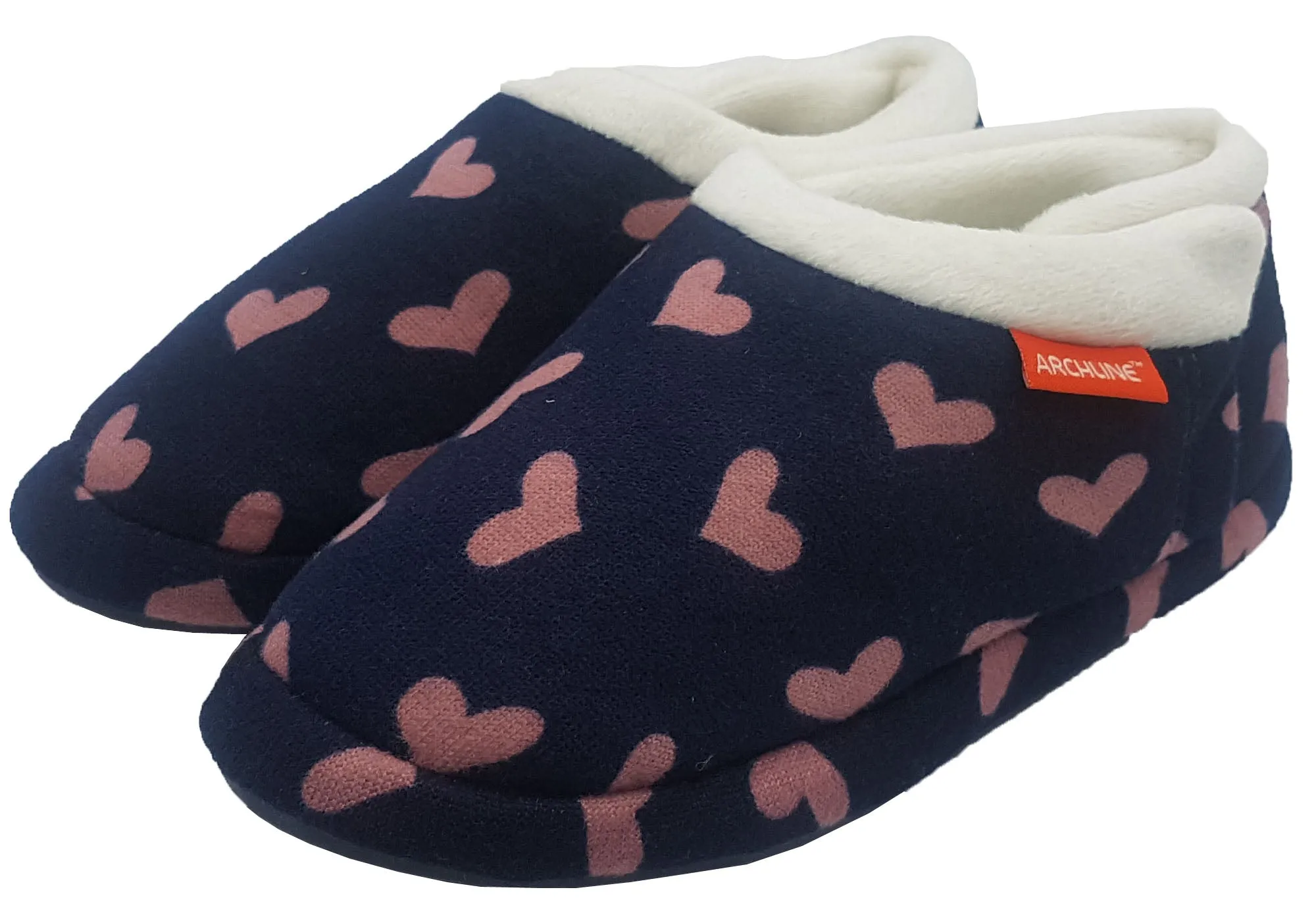 Archline Damen Hausschuhe mit geschlossener Spitze und orthopädischer Einlage - Bequeme Archline Schuhe