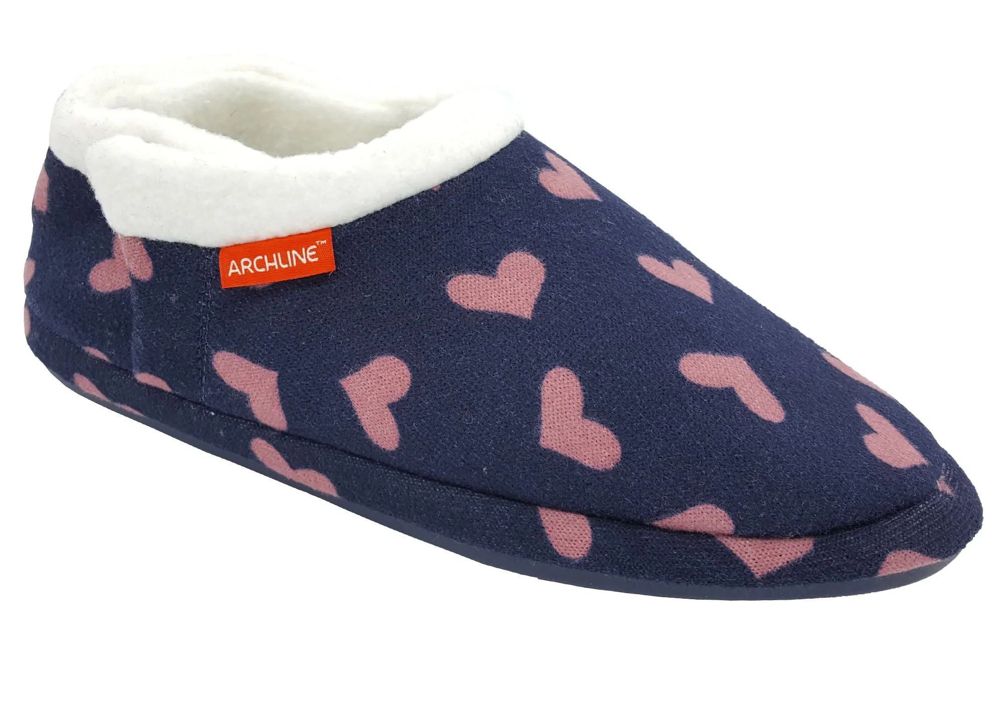 Archline Damen Hausschuhe mit geschlossener Spitze und orthopädischer Einlage - Bequeme Archline Schuhe