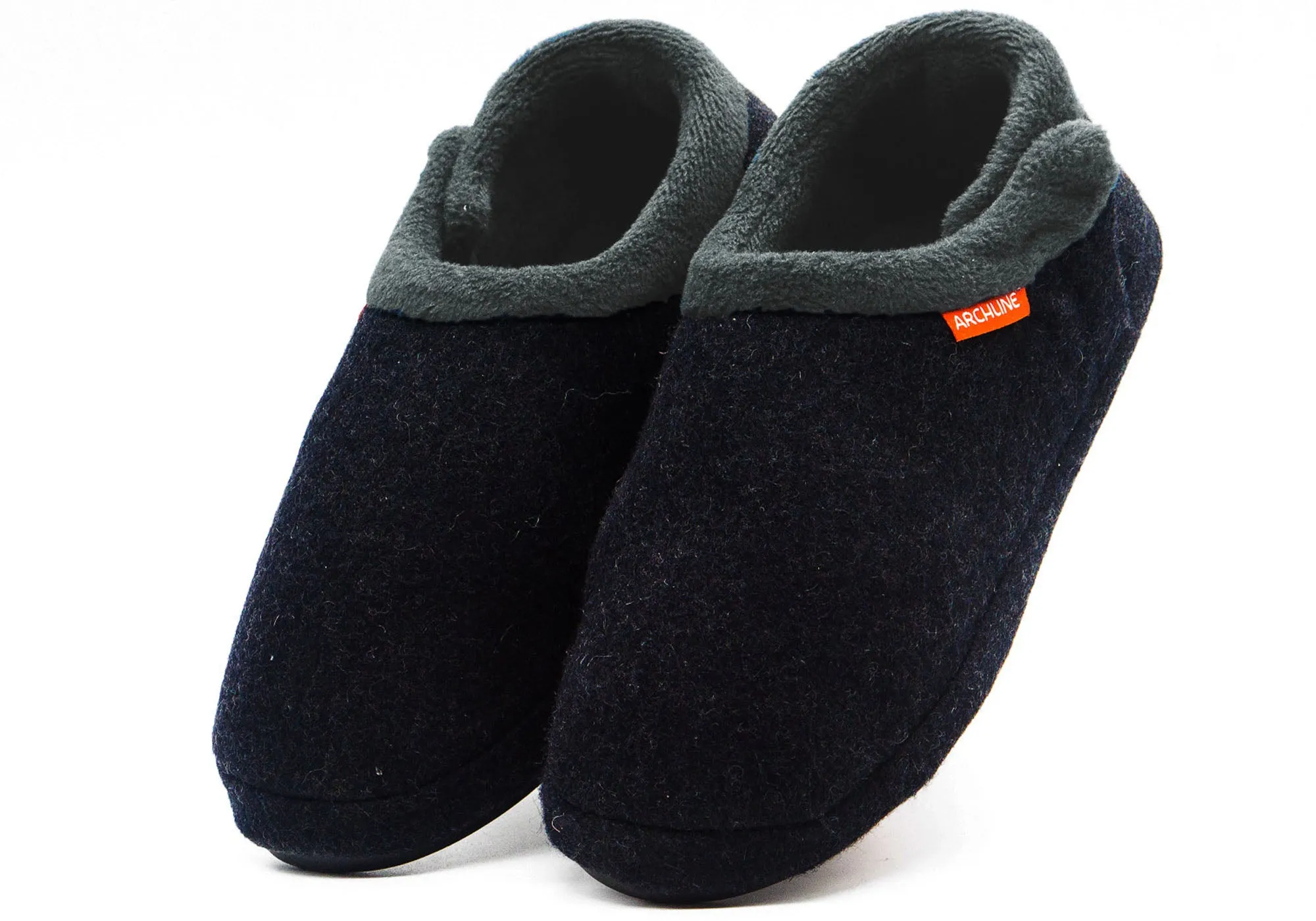 Archline Damen Hausschuhe mit geschlossener Spitze und orthopädischer Einlage - Bequeme Archline Schuhe