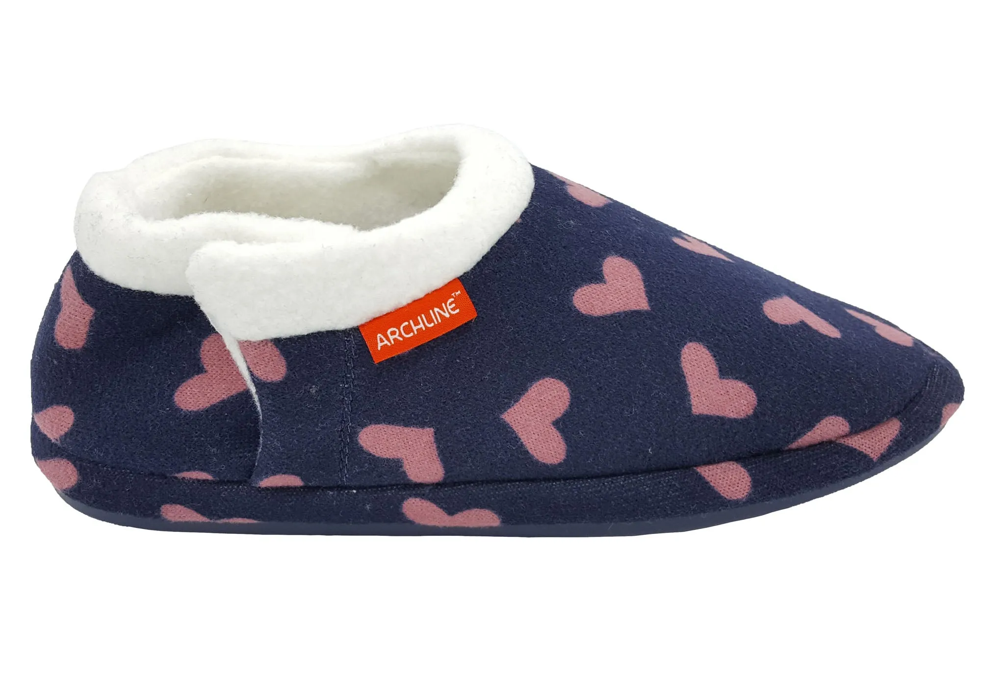 Archline Damen Hausschuhe mit geschlossener Spitze und orthopädischer Einlage - Bequeme Archline Schuhe