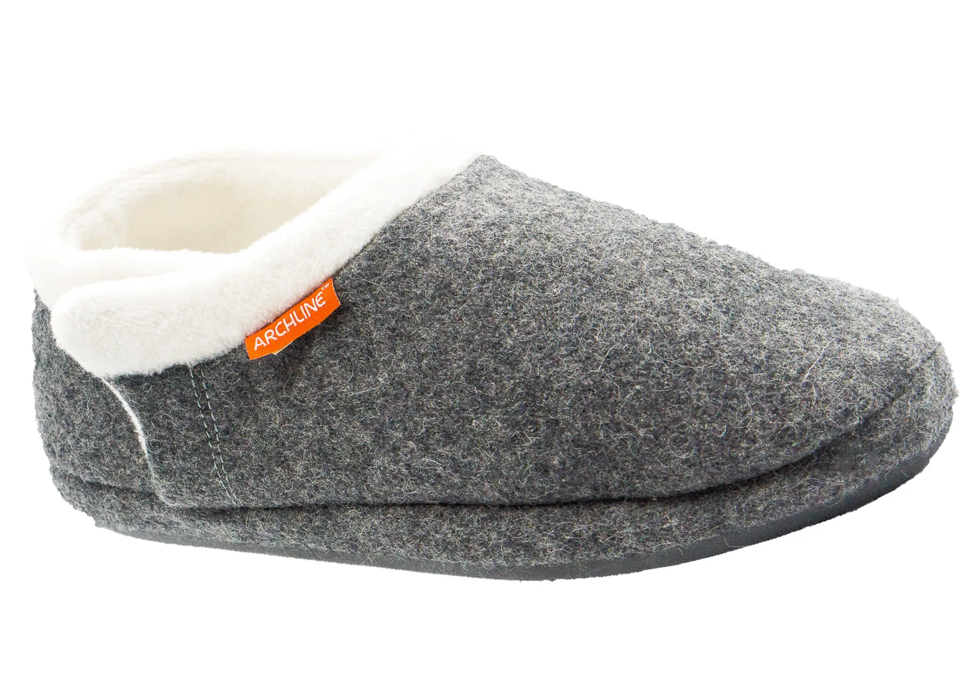 Archline Damen Hausschuhe mit geschlossener Spitze und orthopädischer Einlage - Bequeme Archline Schuhe