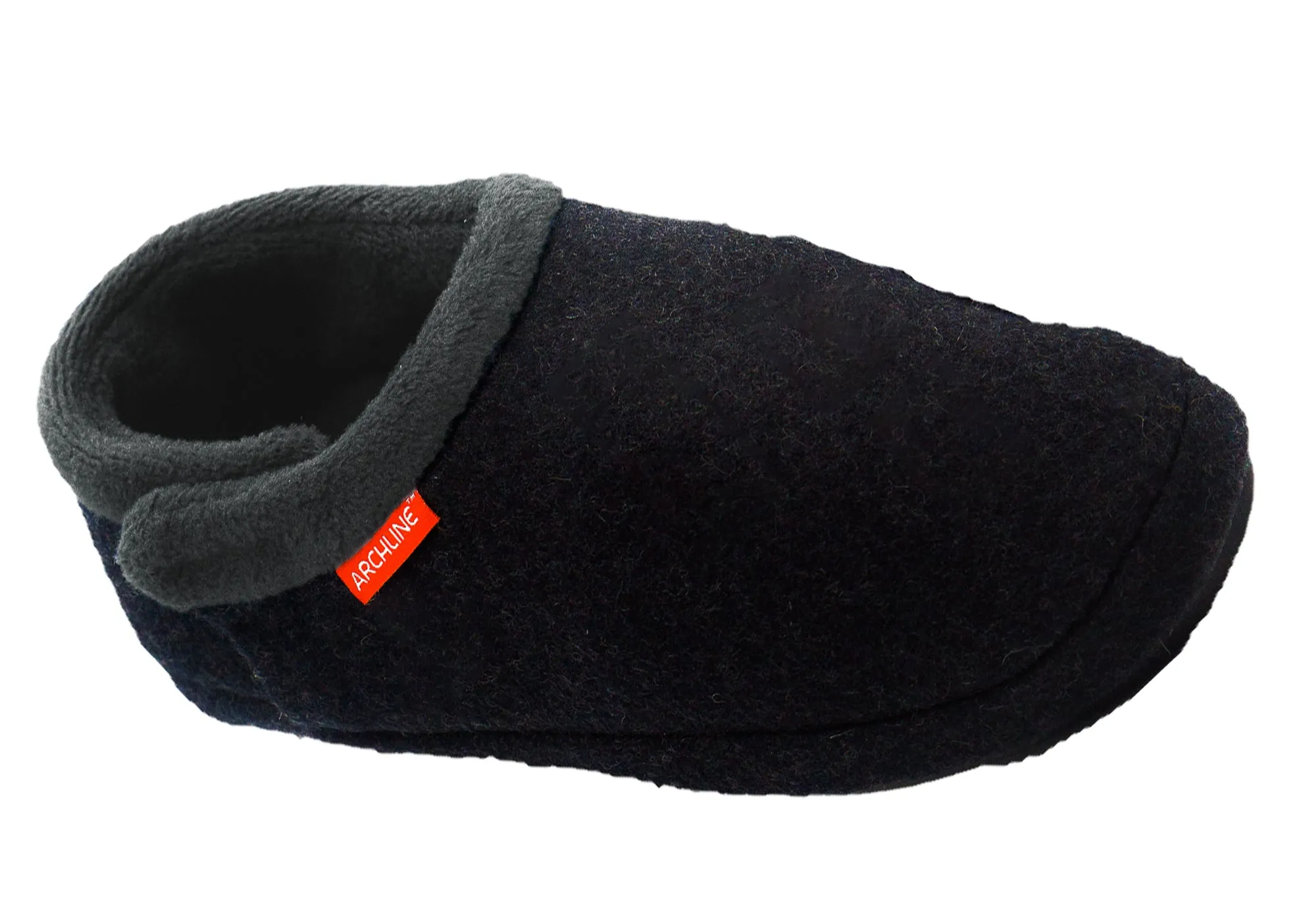 Archline Damen Hausschuhe mit geschlossener Spitze und orthopädischer Einlage - Bequeme Archline Schuhe