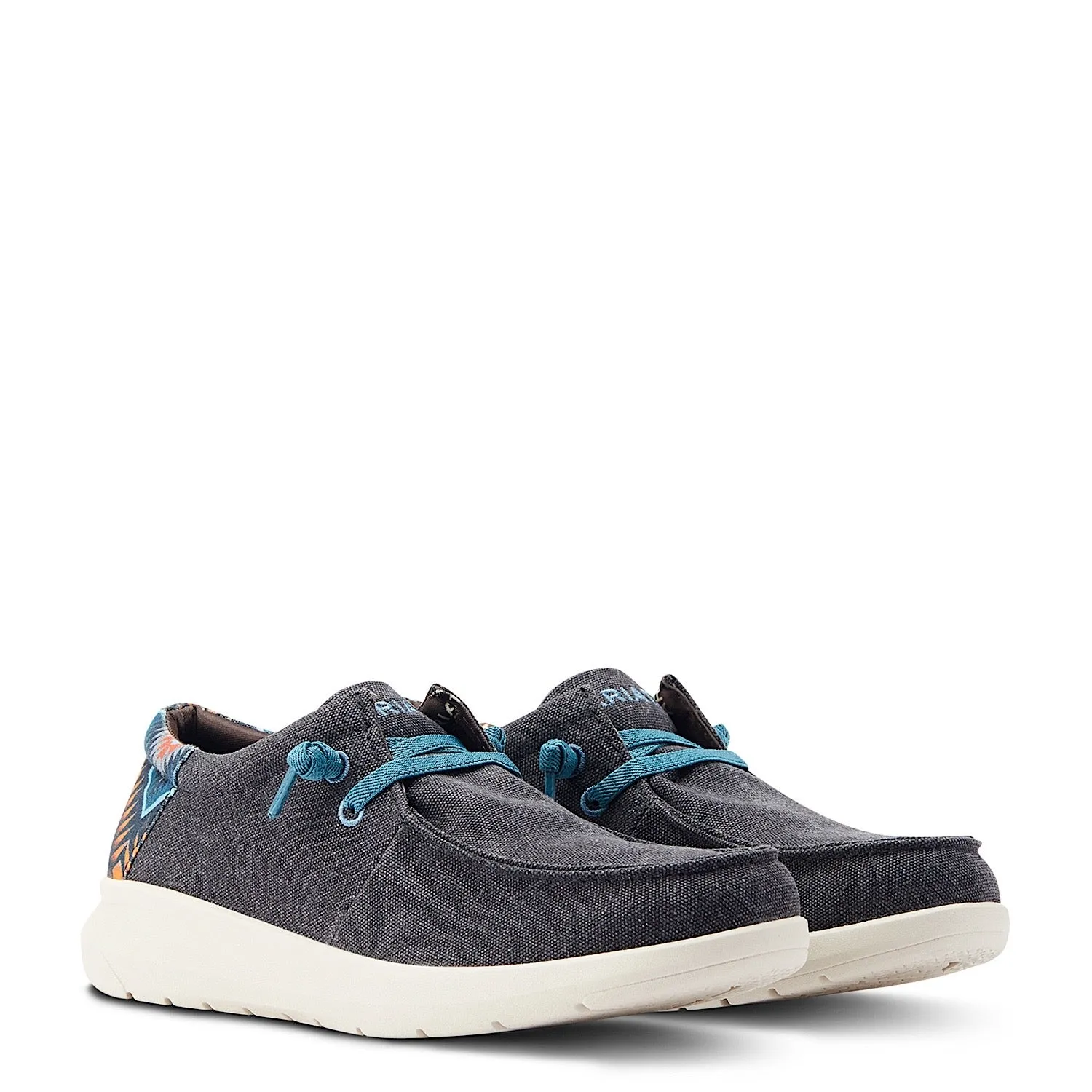 Ariat Herren Hilo Stretch Schnürung Anthrazit Blau/Blau Aztek Ariat Schuhe