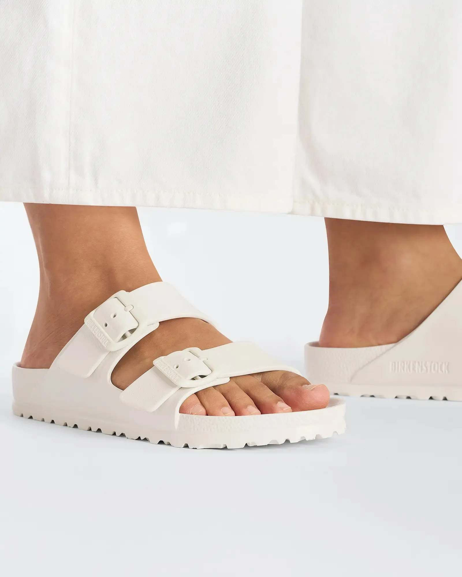 Arizona EVA Sandalen in Eierschalenfarbe