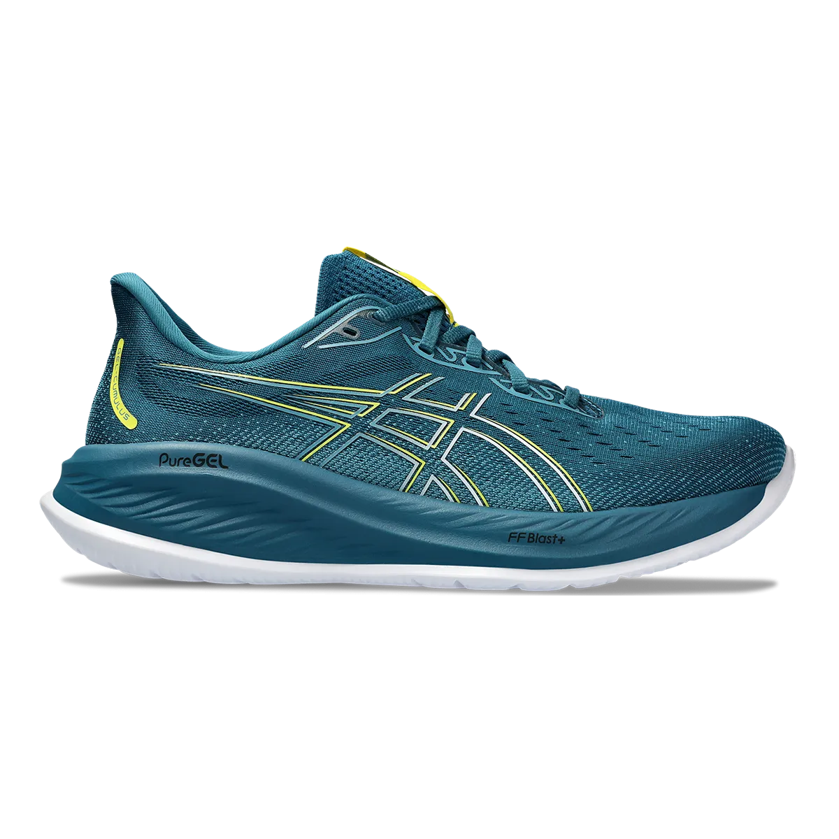 Asics Gel Cumulus 26 - Abendteal - Leuchtgelb