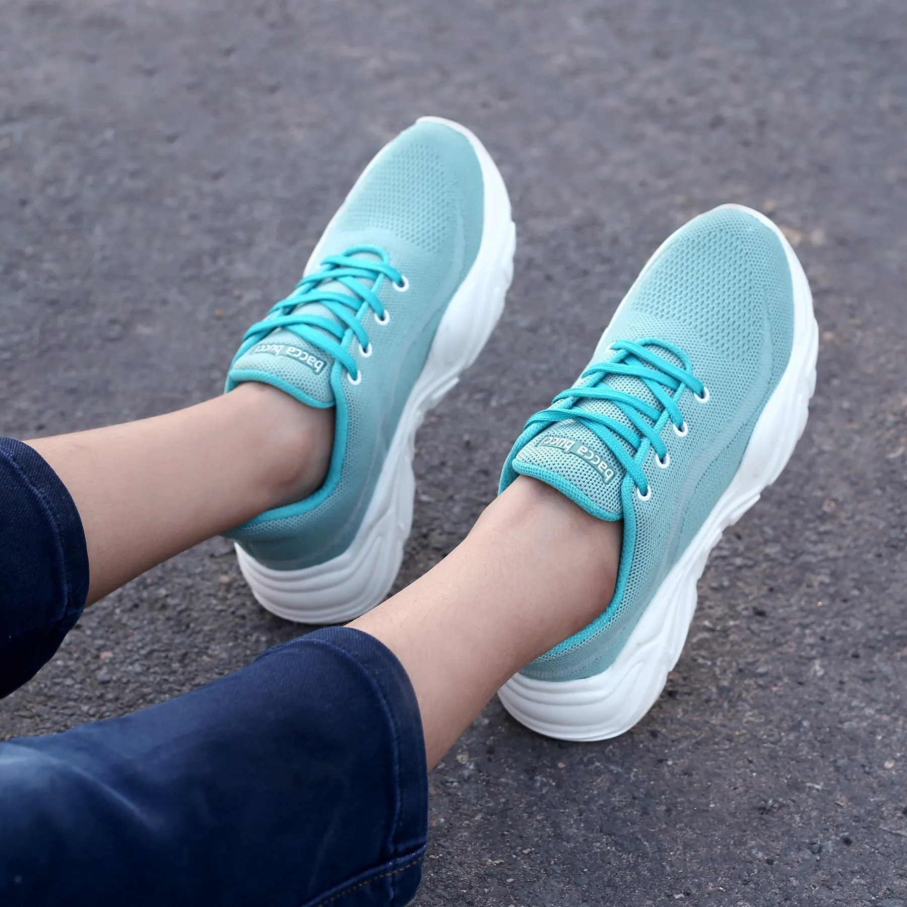 Bacca Bucci BUBBLES Damen Plateausneaker mit dicker Sohle