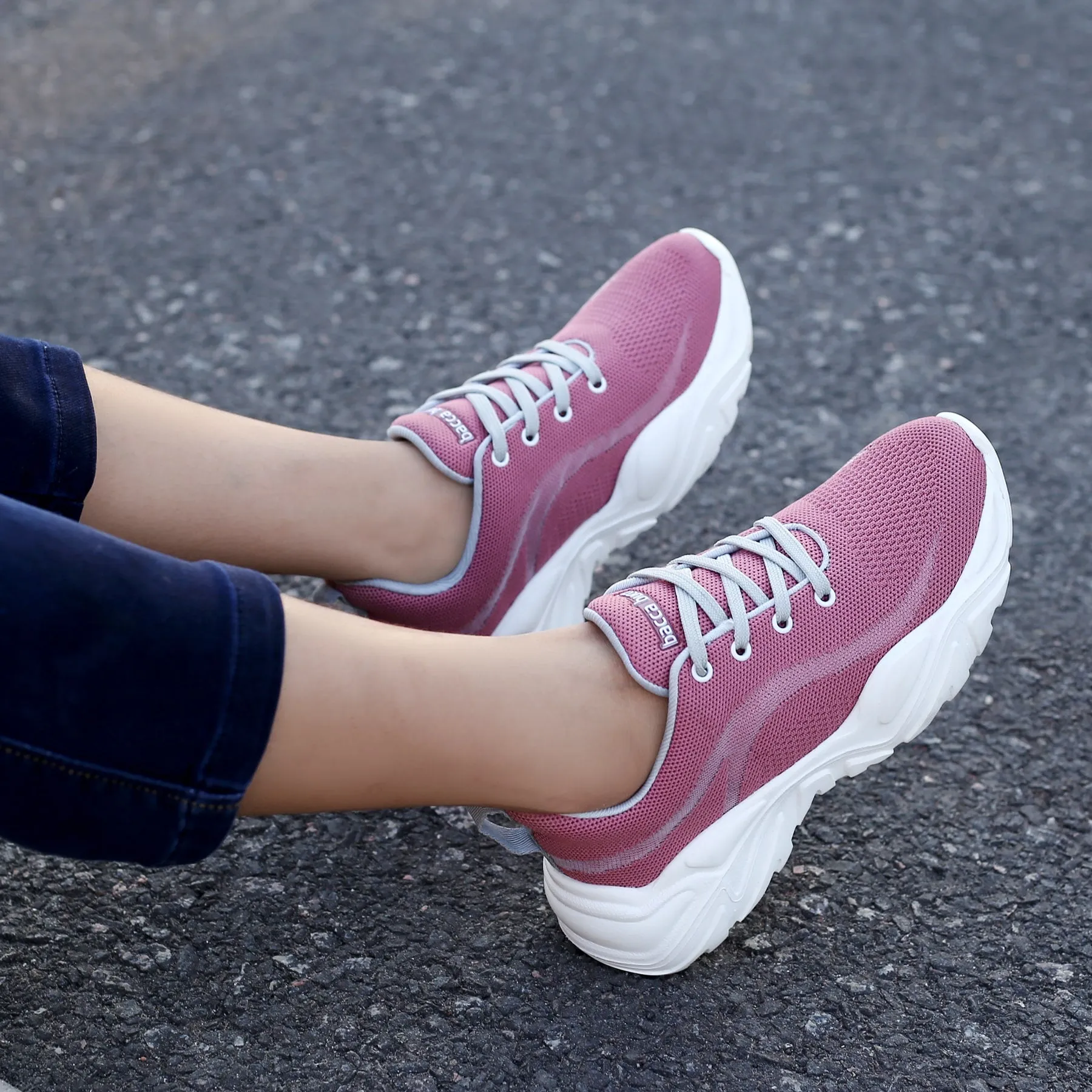 Bacca Bucci BUBBLES Damen Plateausneaker mit dicker Sohle