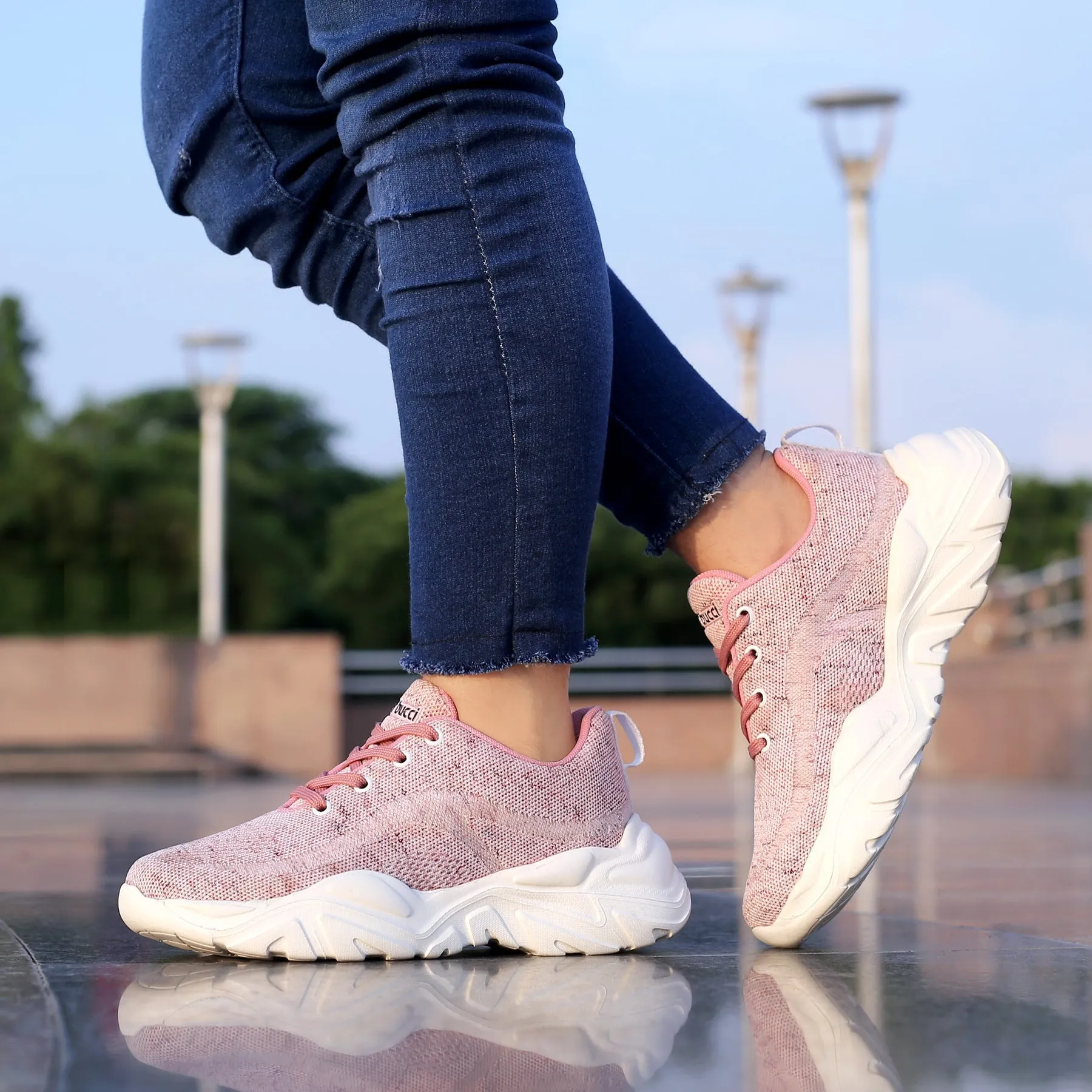Bacca Bucci BUBBLES Damen Plateausneaker mit dicker Sohle