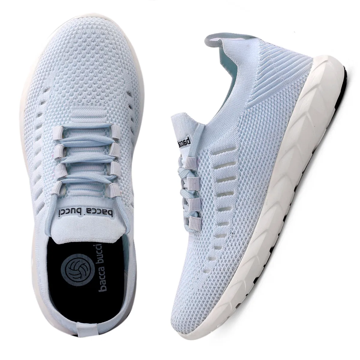 Bacca Bucci FISHJET Damen Walking Schuhe | Himmelblaue Damen Schuhe für Fitness, Training & Laufen