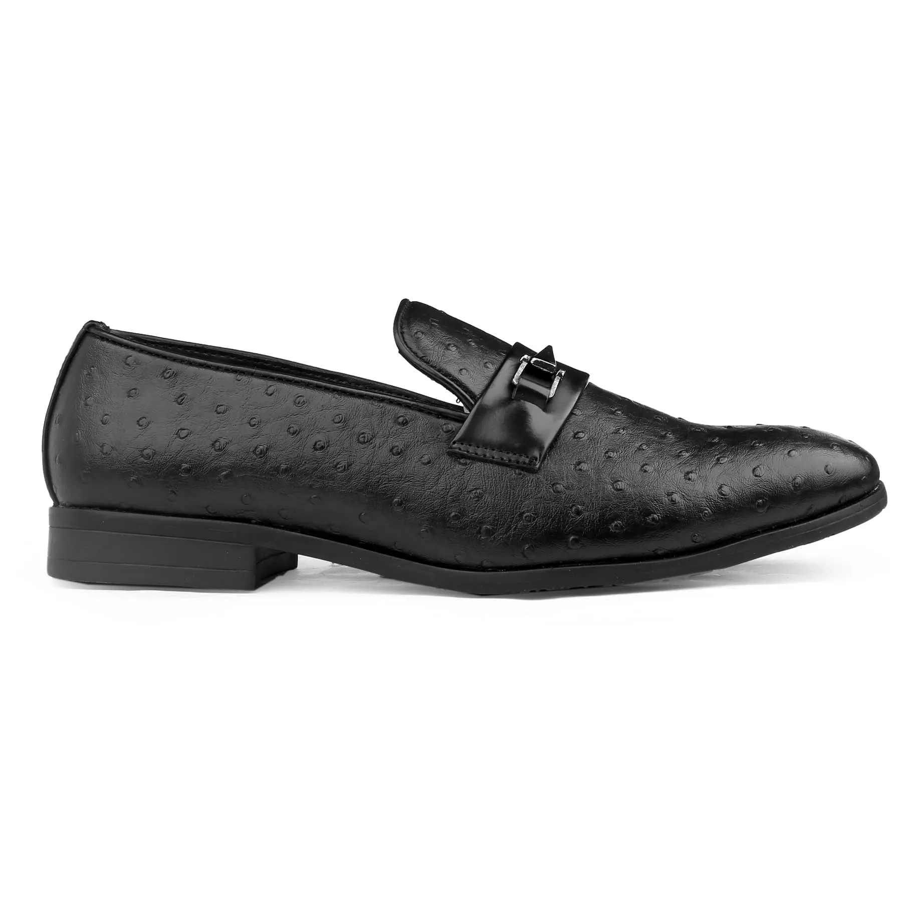 Bacca Bucci STRASSEN Party Texturierte Loafers | Hochzeitskleid Formelle Schlupfschuhe