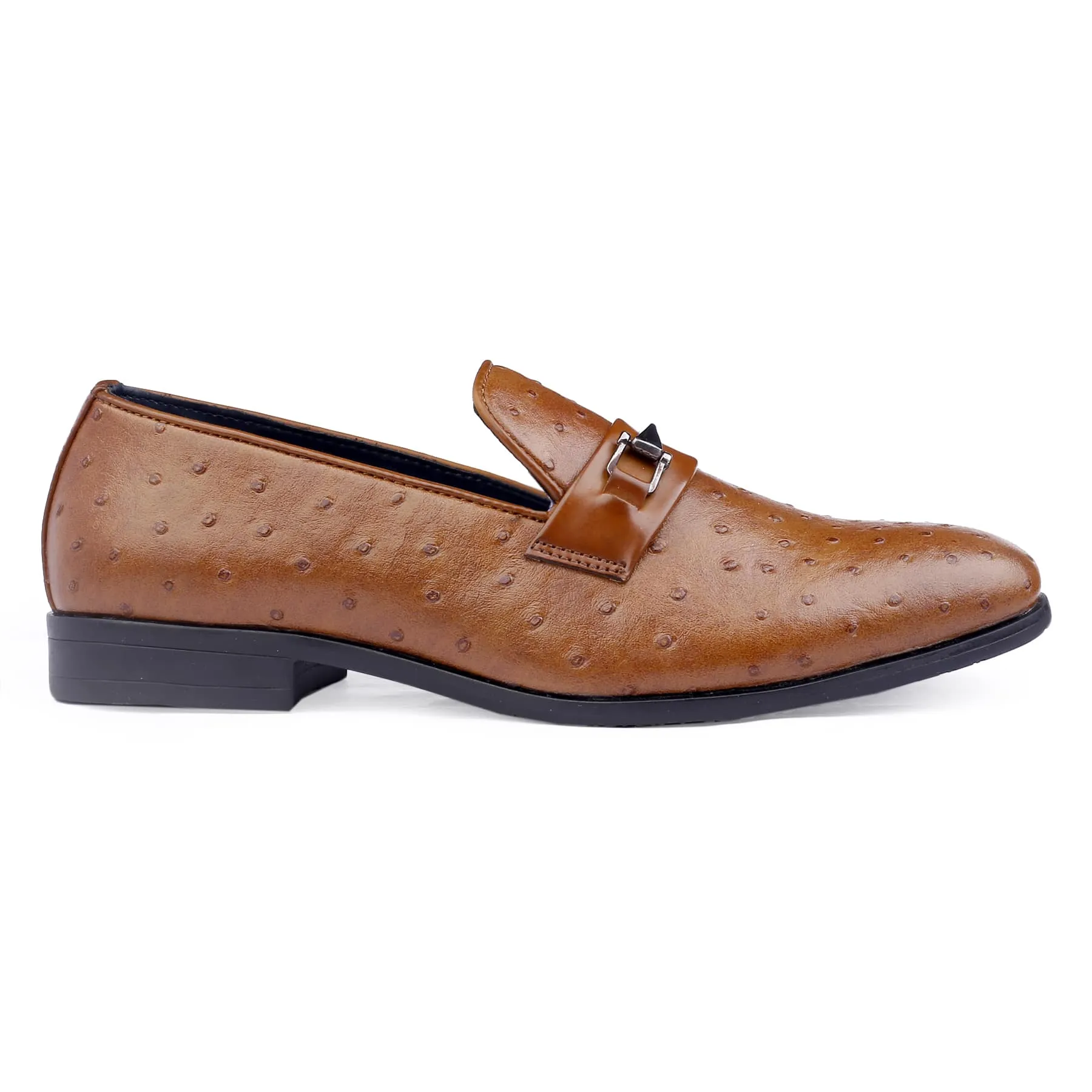 Bacca Bucci STRASSEN Party Texturierte Loafers | Hochzeitskleid Formelle Schlupfschuhe