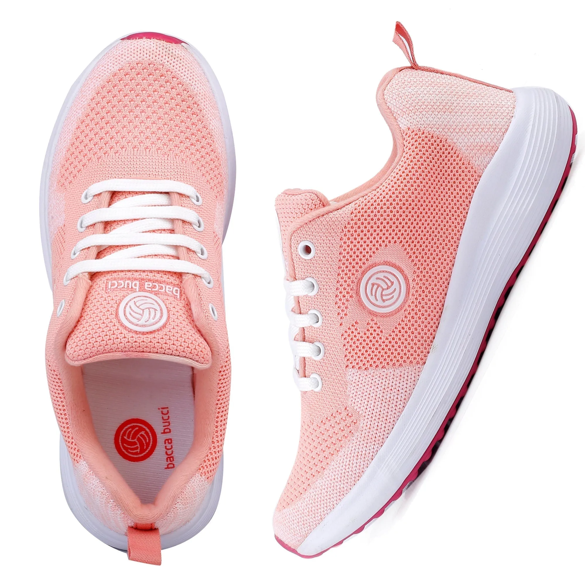 Bacca Bucci TOKYO Laufschuhe für Damen | Rosa & Lila Damen Walking-Schuhe