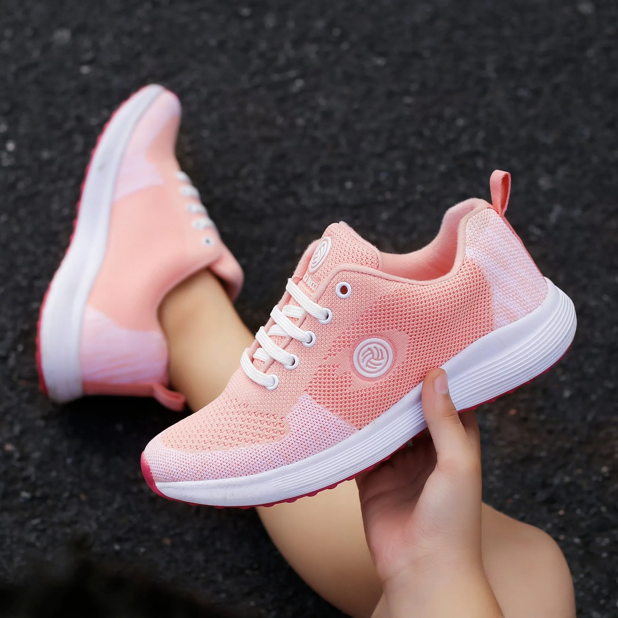 Bacca Bucci TOKYO Laufschuhe für Damen | Rosa & Lila Damen Walking-Schuhe