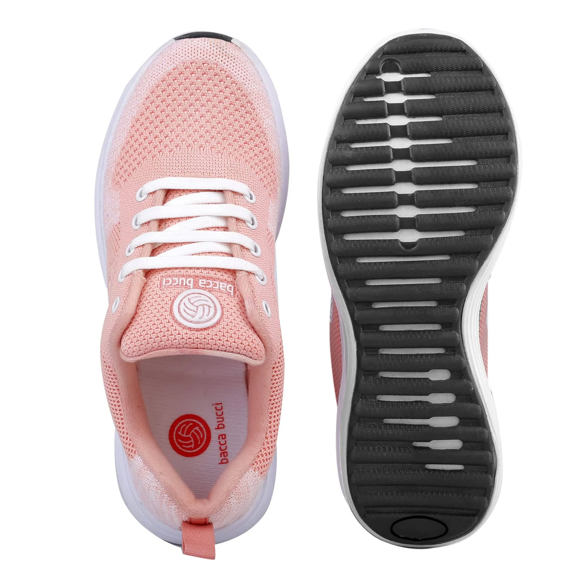 Bacca Bucci TOKYO Laufschuhe für Damen | Rosa & Lila Damen Walking-Schuhe