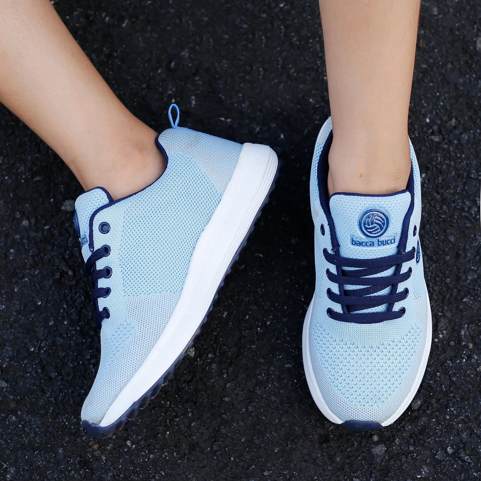 Bacca Bucci TOKYO Laufschuhe für Damen | Rosa & Lila Damen Walking-Schuhe