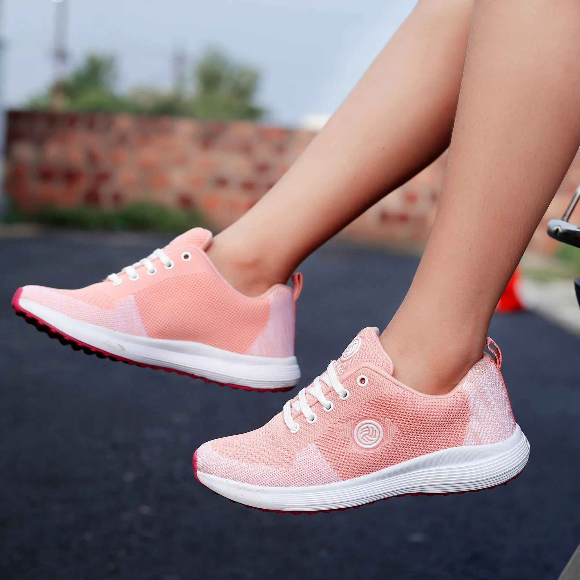 Bacca Bucci TOKYO Laufschuhe für Damen | Rosa & Lila Damen Walking-Schuhe