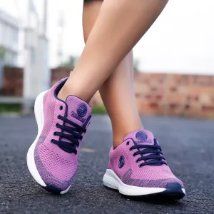 Bacca Bucci TOKYO Laufschuhe für Damen | Rosa & Lila Damen Walking-Schuhe