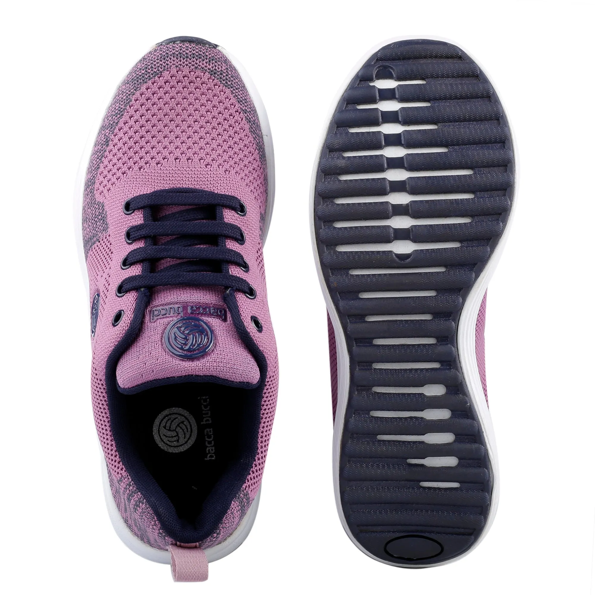 Bacca Bucci TOKYO Sneaker für Damen | Orangefarbene Damenschuhe für Casual-Spaziergänge, Training & Gym